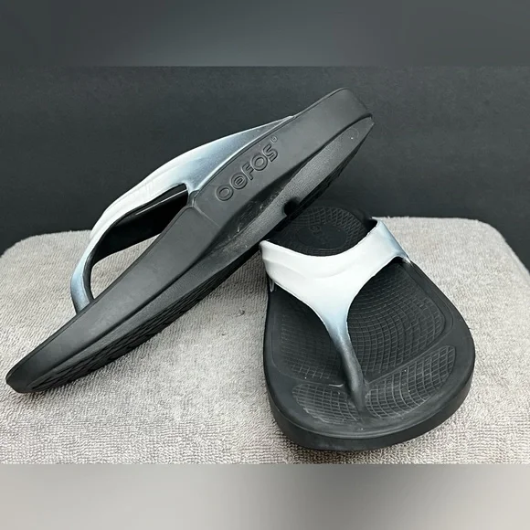 OOFOS OOlala Luxe Womens Size 11 Sandals Recovery Sport Flip Flops Comfort - Picture 3 of 8
